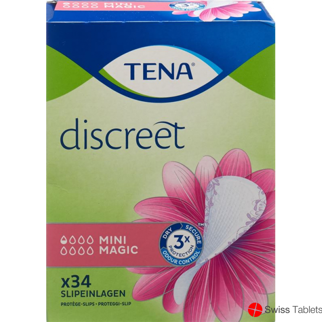 Tena Discreet Mini Magic 34 Pieces buy online