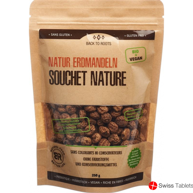 Back To Roots Natur Erdmandeln Bio Beutel 250g buy online