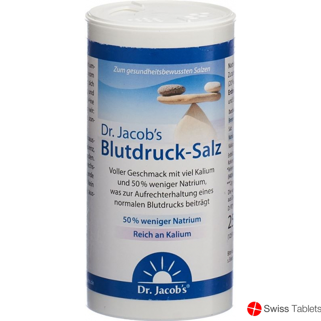 Dr. Jacob's Blutdruck-Salz Dose 250g buy online Dr. Jacob's Blutdruck-Salz Dose 250g buy online