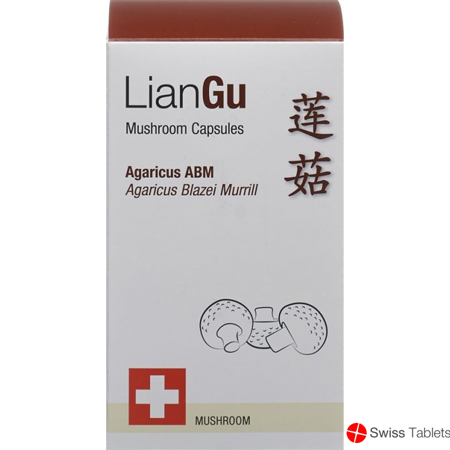LianGu Agaricus Abm Mushrooms Capsules Can 180 Pieces buy online