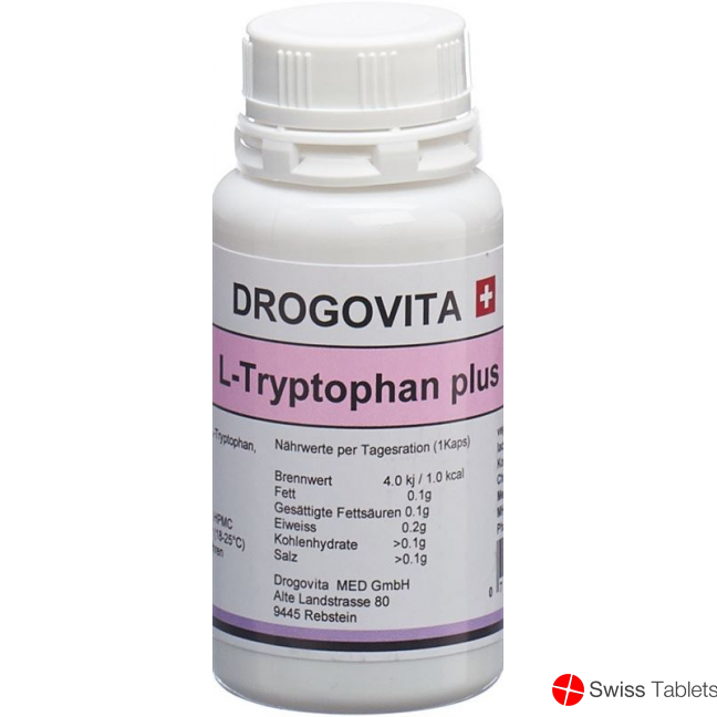 Drogovita L-tryptophan Plus Kapseln Dose 50 Stück buy online