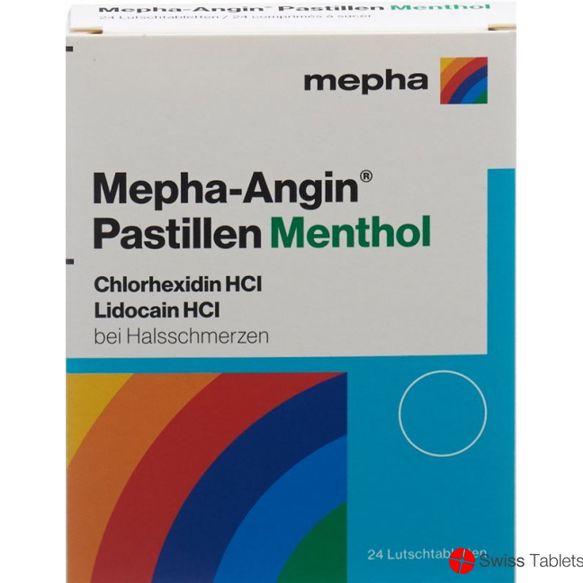 Mepha Angin lozenges Menthol 24 pcs
