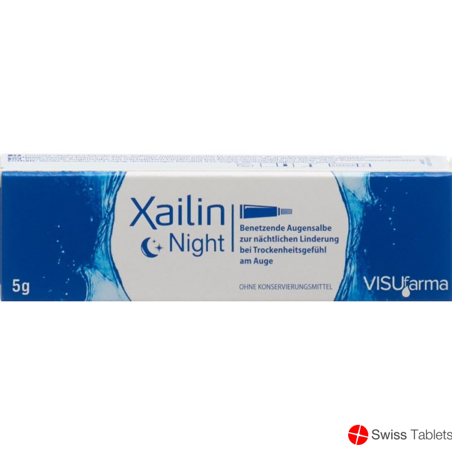 Xailin Night Benetzende Augensalbe 5g buy online