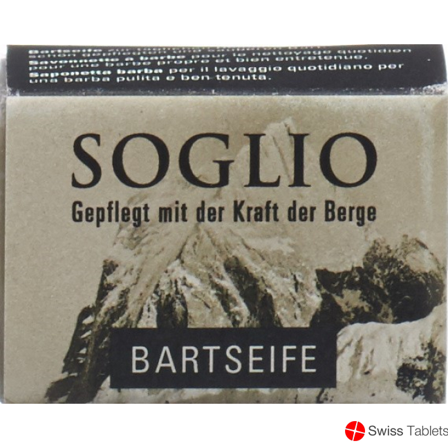 Soglio Bartseife ohne Dose 45g buy online