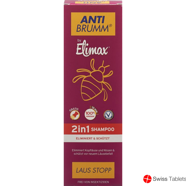 Antibrumm by Elimax Laus stop 2in1 Shampoo Fl 100 ml