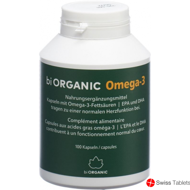 Biorganic Omega-3 Kapseln F/d Dose 100 Stück buy online
