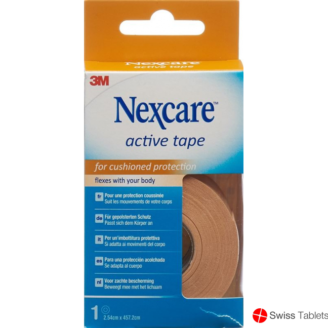 3M Nexcare Active Tape 2.54cm x 4.572m roll buy online