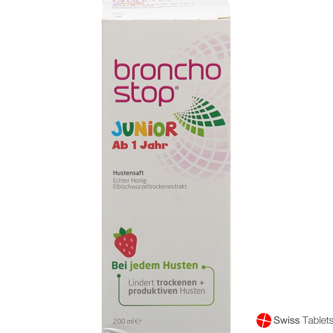 Bronchostop Junior cough syrup bottle 200ml buy online