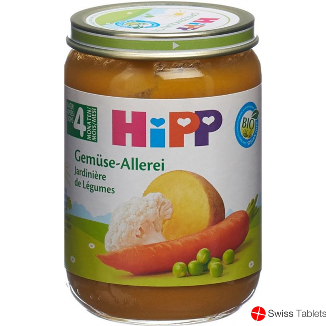 Hipp Gemüse-allerlei Glas 190g buy online