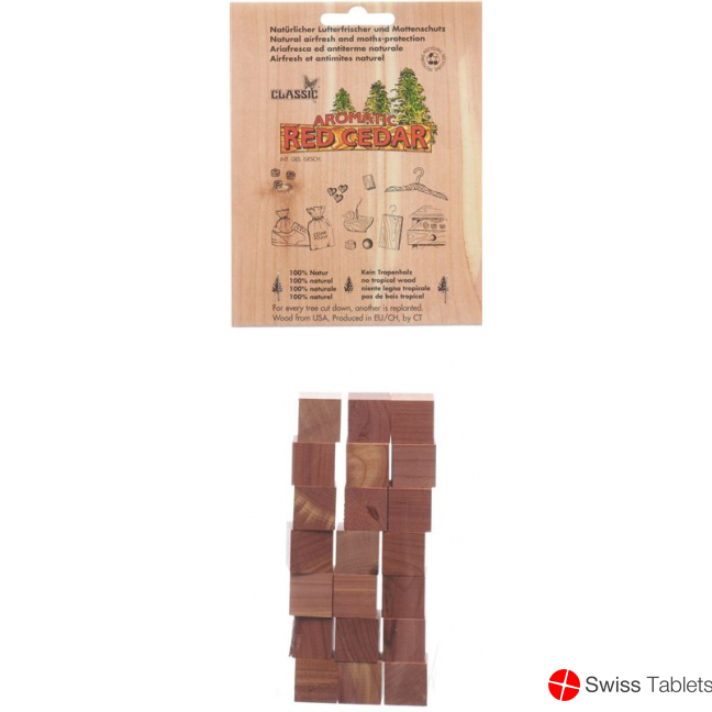 Red cedar cedar cube 20 pcs
