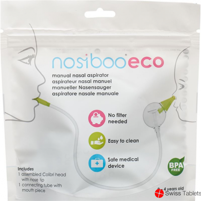 Nosiboo Eco Mouth Operated Nasal Aspirator buy online