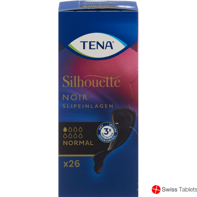 Tena Silhouette Noir Panty liner 26 pieces buy online