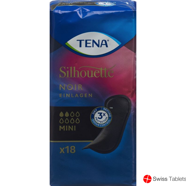 Tena Silhouette Mini insert 18 pieces buy online