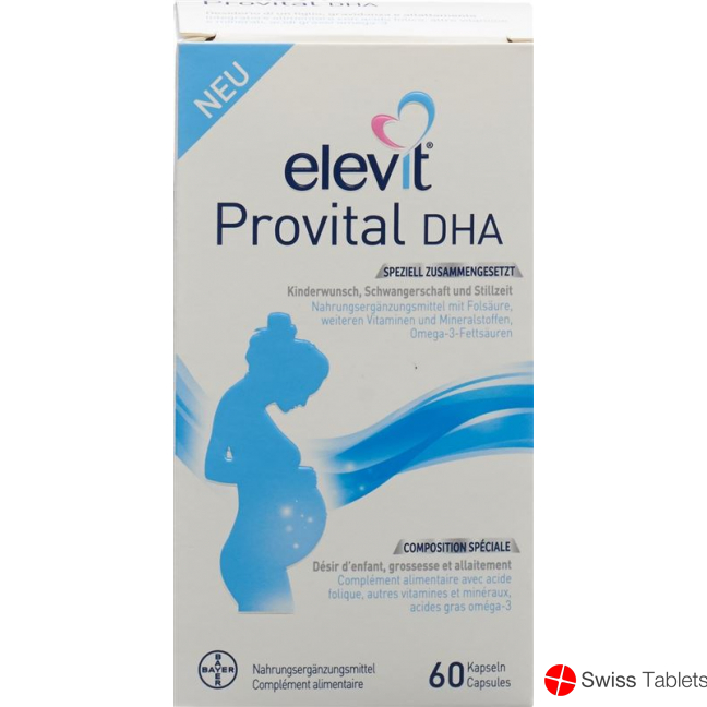 Elevit Provital DHA 60 capsules buy online