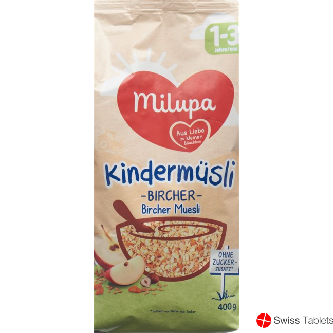 Milupa Kindermüesli Bircher ab dem 1. Jahr 400 Stück buy online