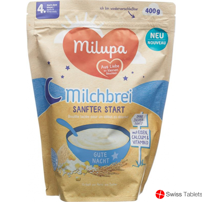 Milupa Goodnight Gentle Start Milk Mash from the 4th month 400g buy online