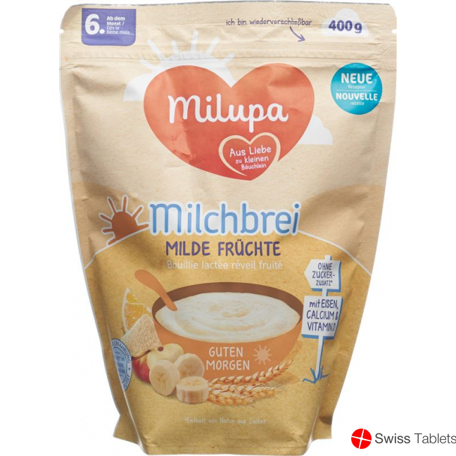 Milupa Good Morning Mild Fruits Milk Mash from the 6. month 400g buy online