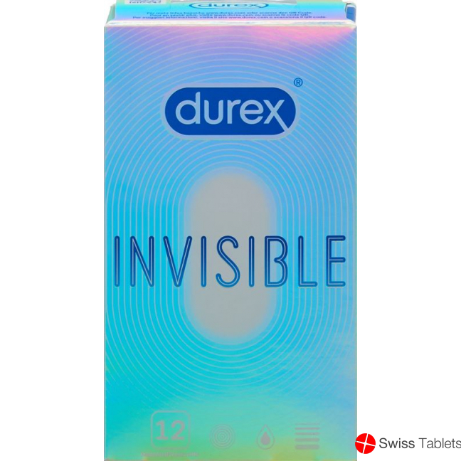 Durex Invisible Condoms 12 pieces
