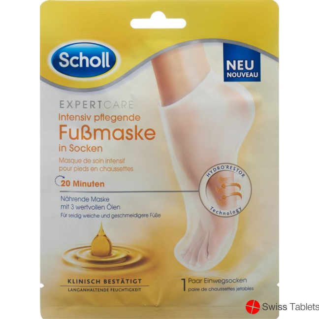 Scholl Intensive care foot mask 3-fold effect 2 pieces buy online