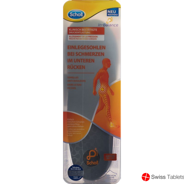Scholl In-Balance Insert 40-42 lower back 2 pieces buy online