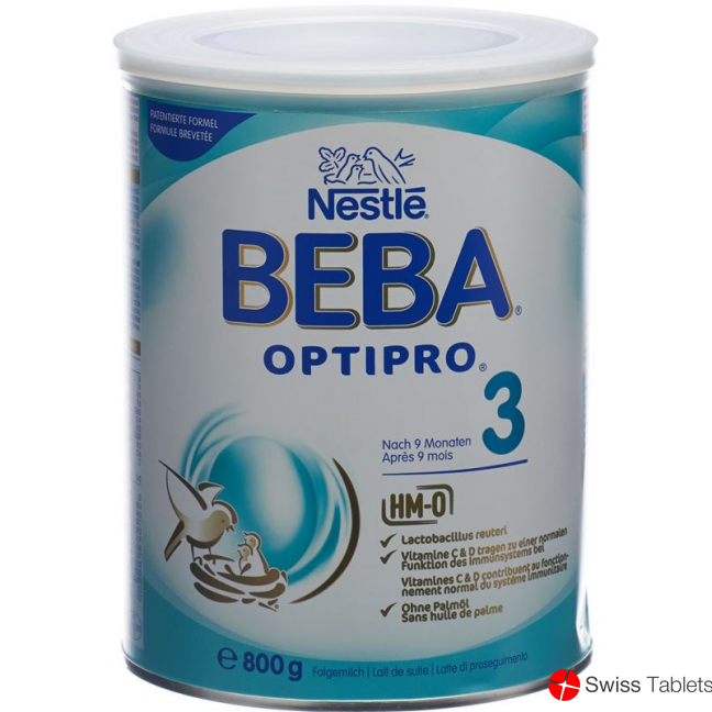 Beba Optipro 3 Nach 9 Monaten (neu) Dose 800g buy online