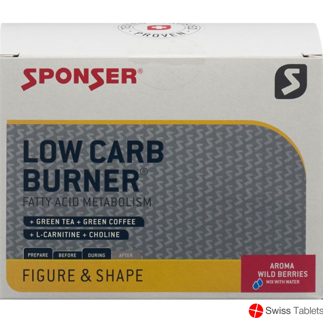 Sponser Low Carb Burner Pulver Wild Berries 20x 6g buy online