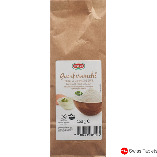 Morga Guarkernmehl Glutenfrei Bio Beutel 150g buy online