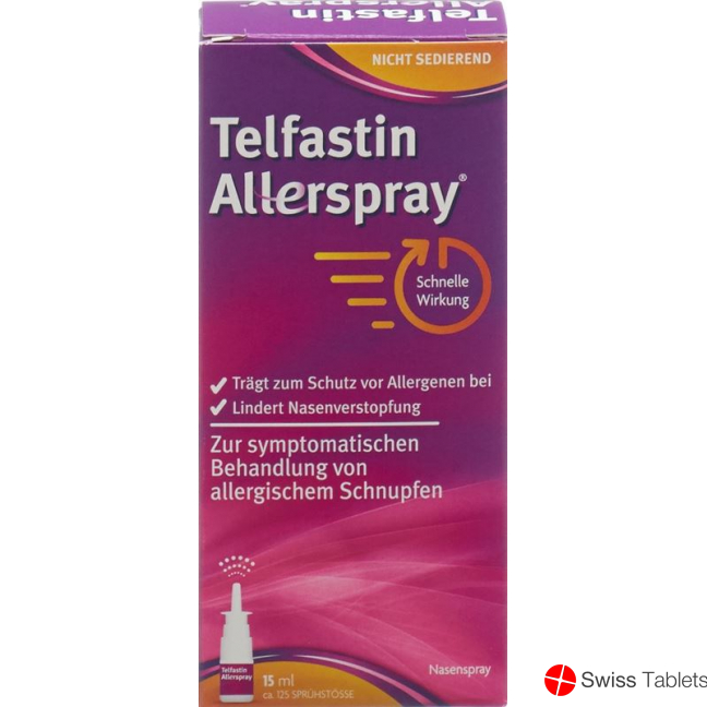 Telfastin Allerspray Nasal Spray bottle 15ml buy online