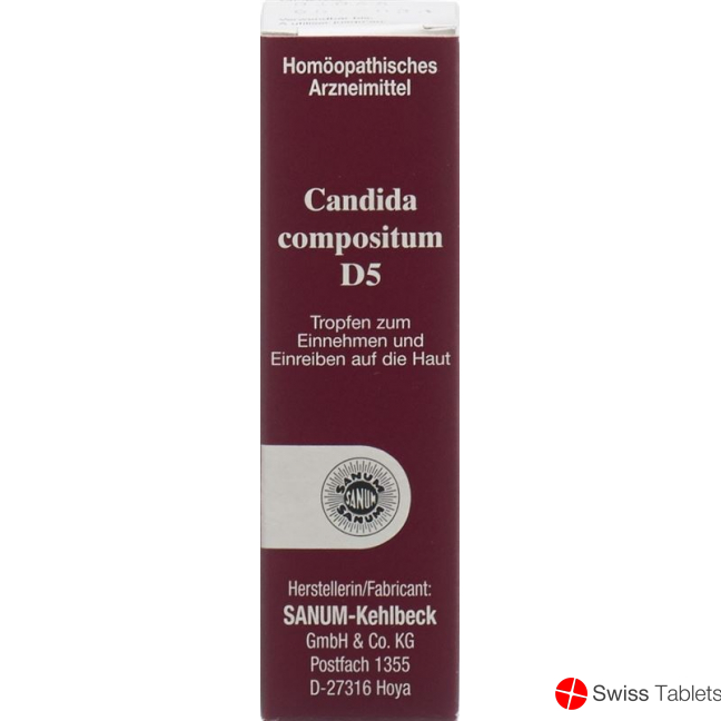 Sanum Candida compositum drops D 5 Fl 10 ml