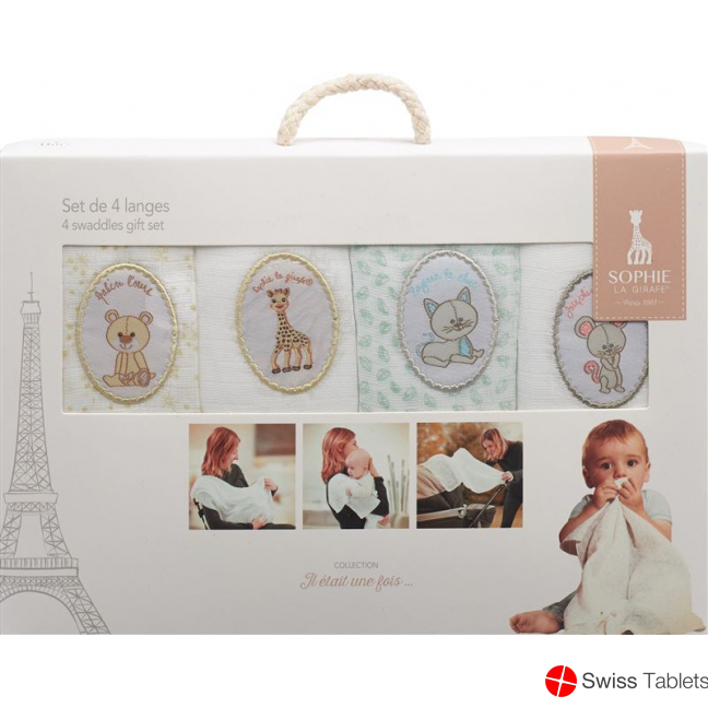 Sophie La Girafe 4 Piece Diaper Set buy online