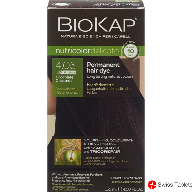 Biokap Nutricolor Delicato Rapid Schoko Kas 135ml buy online