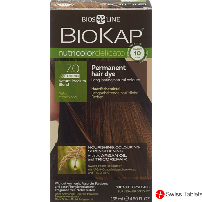 Biokap Nutricolor Delicato Rapid Na Mittelb 135ml buy online