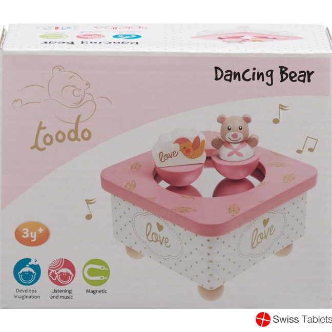 Toodo Golden Bär Musik Box Pink buy online