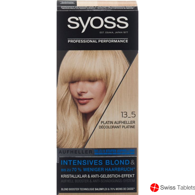 Syoss brightener 13-5 platinum brightener buy online