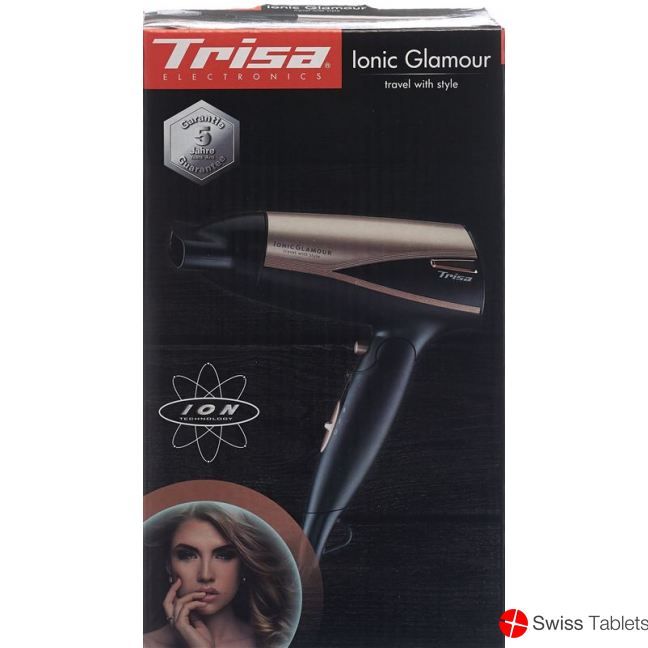 Trisa travel hair dryer Ionic Glamor buy online