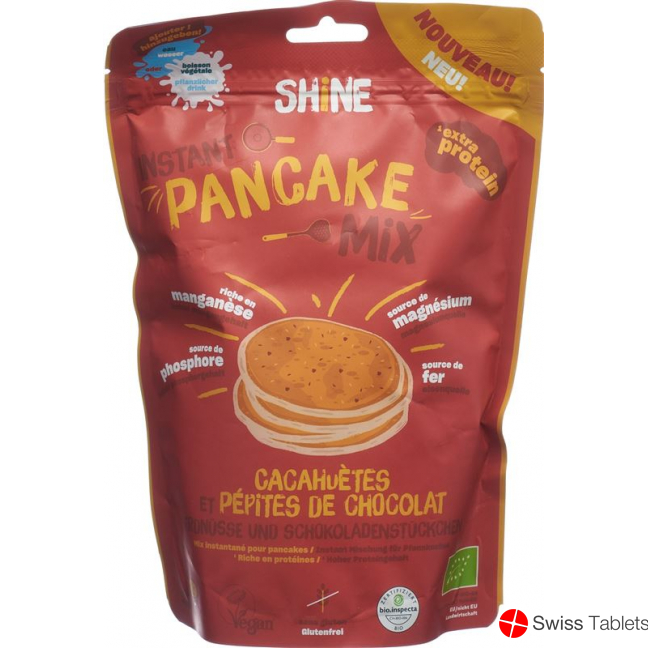 Shine Instant Pancake Mix Erdnues&schoko Bio 400g buy online