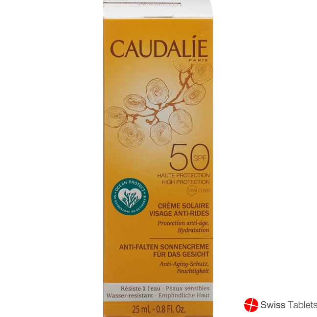 Caudalie Solaire Creme Visage Anti Rides SPF 50 25ml buy online