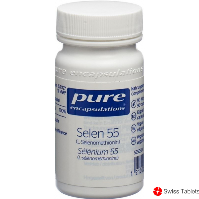 Pure Selen 55 Kapseln Neu Dose 90 Stück buy online