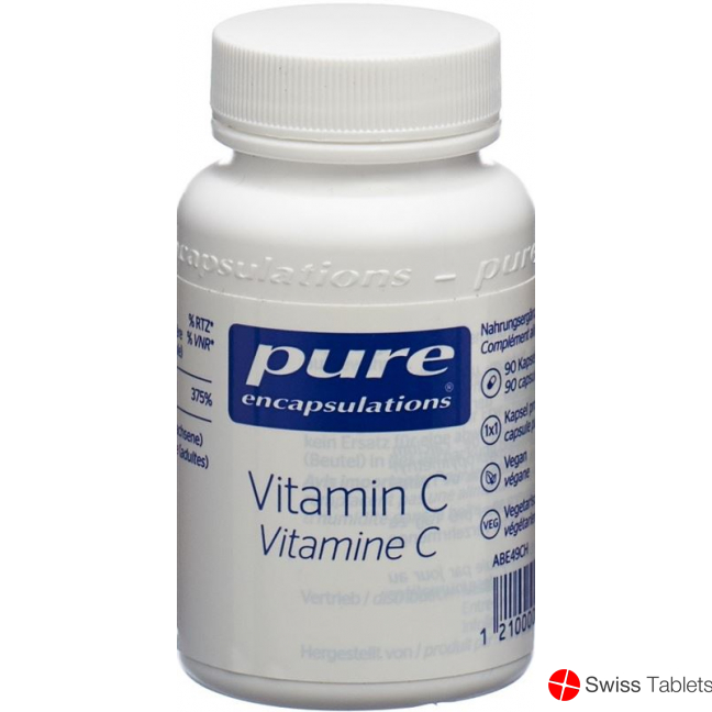 Pure Vitamin C Kapseln Neu Dose 90 Stück buy online