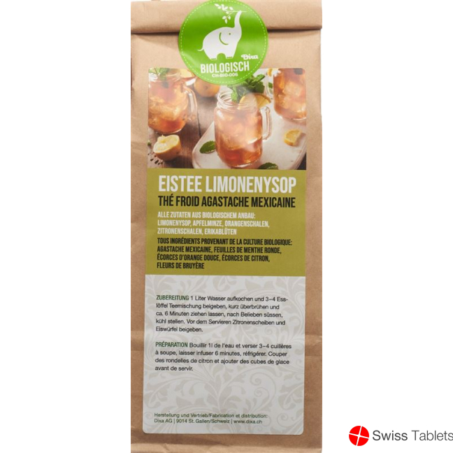 Dixa Eistee Bio Limonenysop 100g buy online