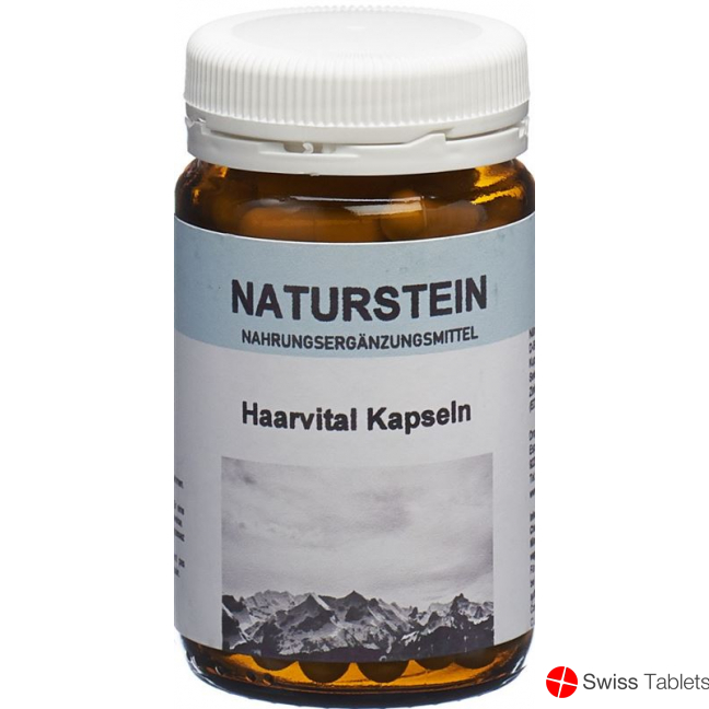 Naturstein Haarvital Kapseln Glasflasche 100 Stück buy online
