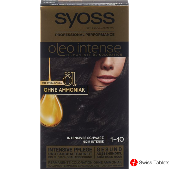 Syoss Oleo Intense 1-10 Intens Schwarz (neu) buy online