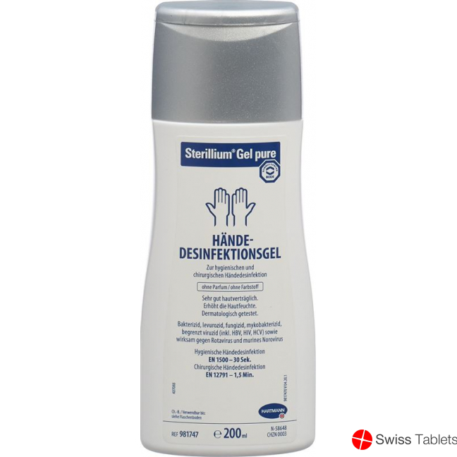 Sterillium Gel Pure Händedesinfektion Flasche 200ml buy online