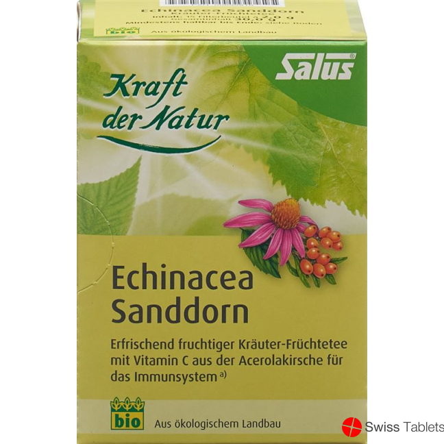 Salus Echinacea Sea Buckthorn Tea Organic Bag 15 Pieces buy online
