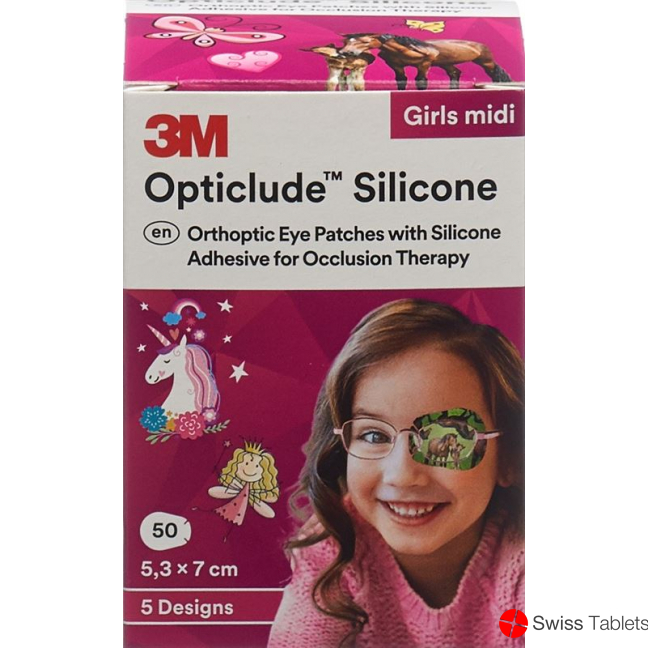 3M Opticlude Sil Augenv 5.3x7cm Midi Gi (n) 50 Stück buy online
