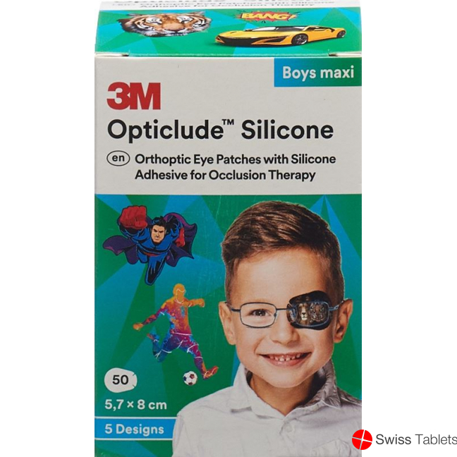 3M Opticlude Sil Augenv 5.7x8cm Maxi Bo (n) 50 Stück buy online