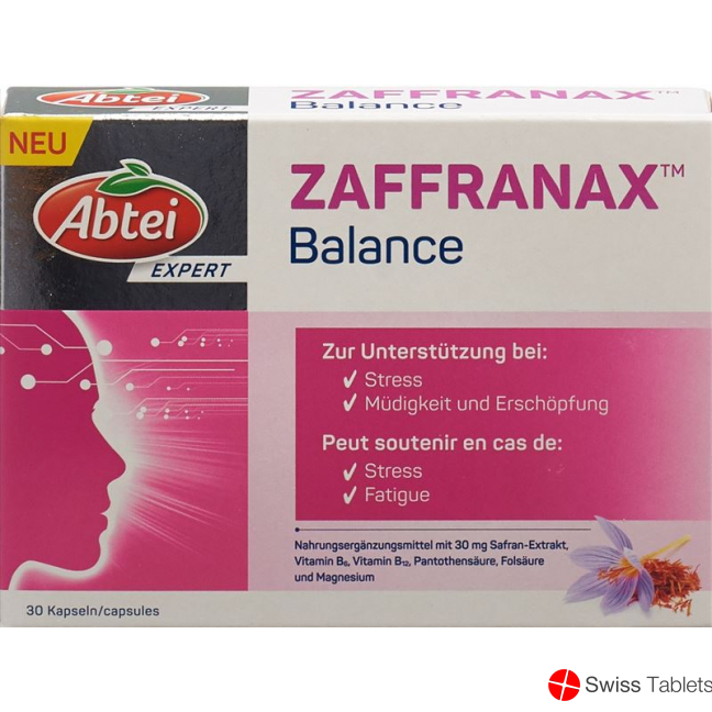 Abtei Zaffranax Balance Kapseln 30 Stück buy online