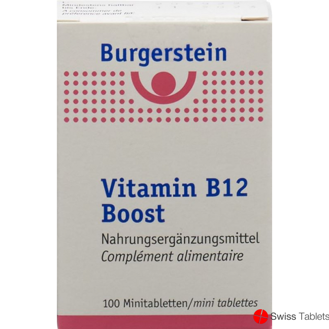 Burgerstein Vitamin B12 Boost Minitabletten 100 pieces buy online