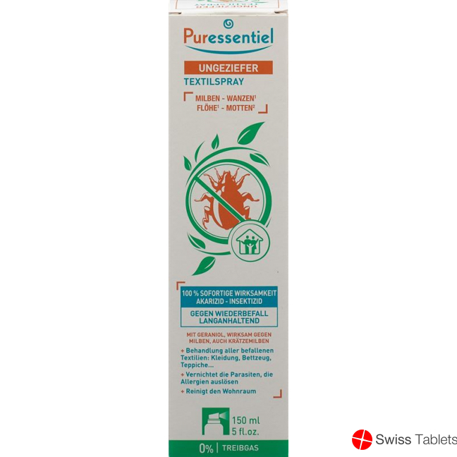 Puressentiel Textile Spray Vermin 150ml buy online