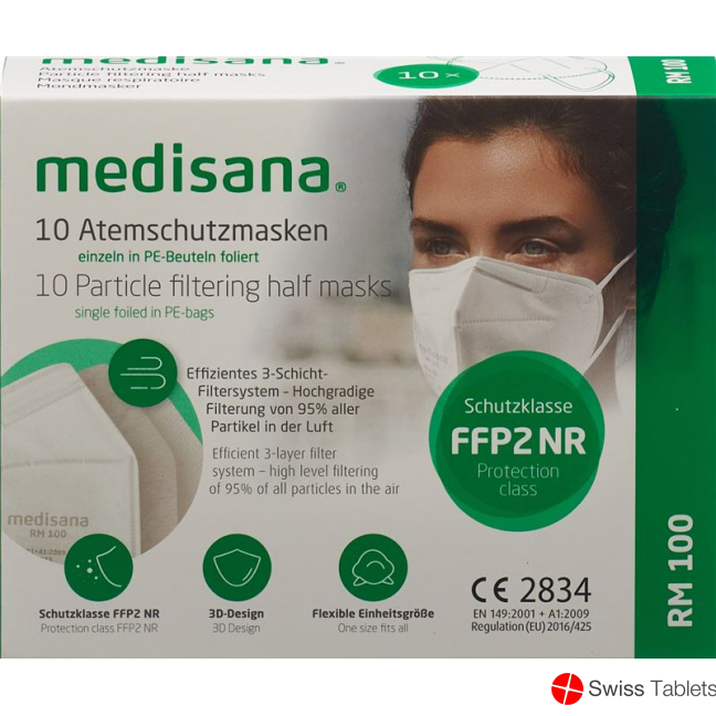 Medisana Respirator FFP2 RM100 10 pieces buy online
